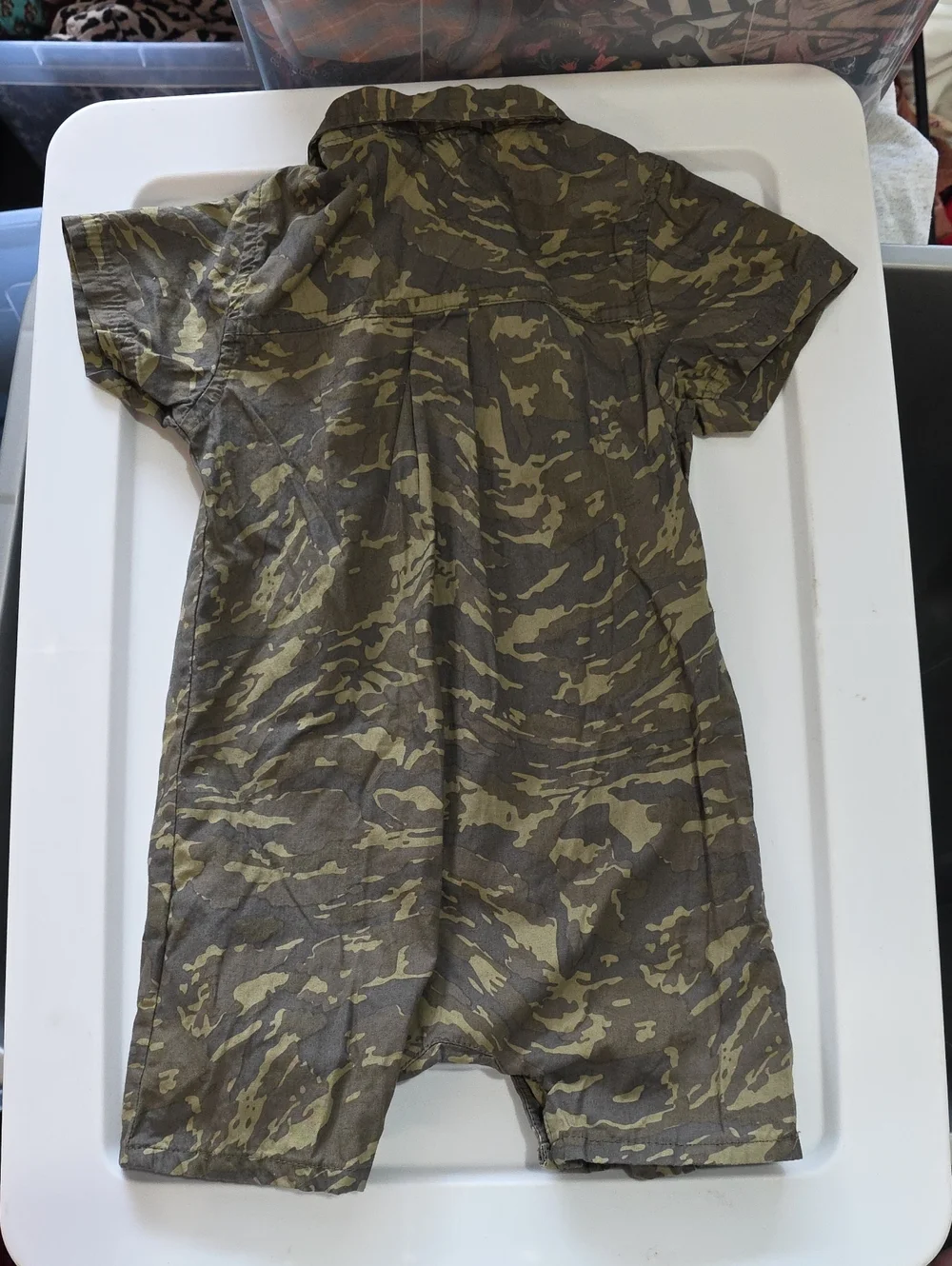 Eddie Bauer Toddler Camouflage Onesie in Green and Brown
